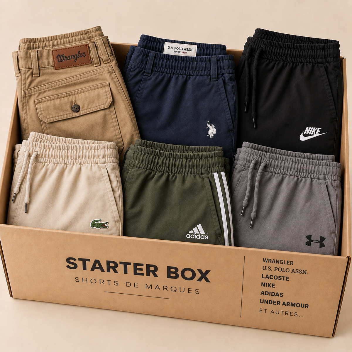 Starter Box de 20 shorts de marque seconde main – O'FRIP