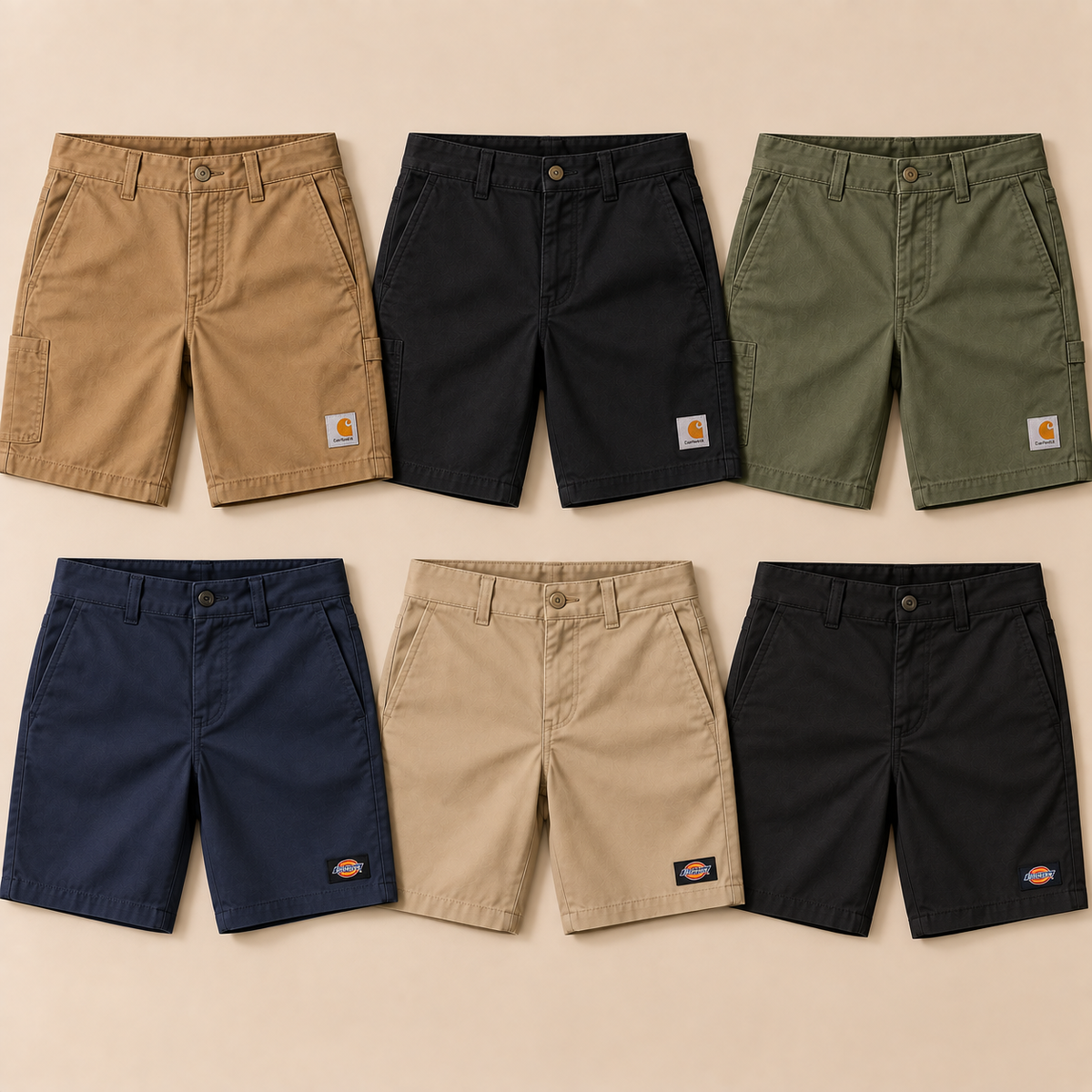 Box de shorts Carhartt et Dickies seconde main en lot – O'FRIP