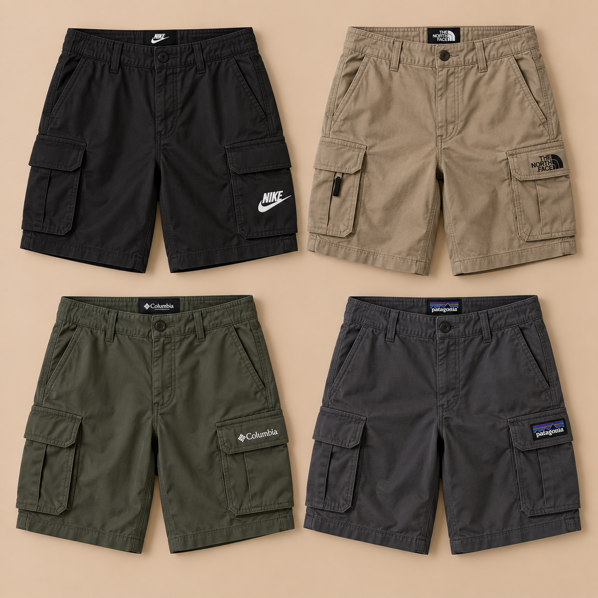 Box de shorts cargo de marques seconde main en lot – O'FRIP